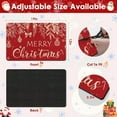 thumbnail image 3 of Coffee Mat for Countertops, Christmas Berry Ball Branch Leaves Golden Red Dish Drying Mat 2 Pcs for Kitchen Bar Accessories, Coffee Maker Espresso Machine Dish Rack Hide Stain Rubber 12x19in, 3 of 7