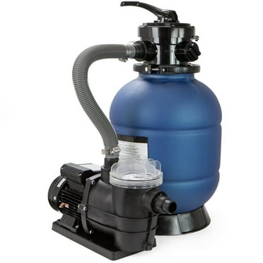 XtremepowerUS 13" Sand Filter Pump, 3000 GPH, High Flow Pool Pump For Above Ground Pools Combo Set