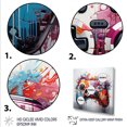thumbnail image 3 of Designart "Gaming Controller in Colorful Design" Fashion Wall Art - Modern Colorful Video Games Living Room Canvas Art, 3 of 6