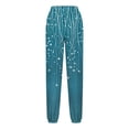thumbnail image 2 of Women's Joggers, Drawstring Loose Fit Pants with Color Block Print, Casual Comfort for Daily Wear and Light Exercise, 2 of 6