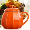 thumbnail image 2 of Taza de Cerámica TUNC Calabaza Naranja, 2 of 5