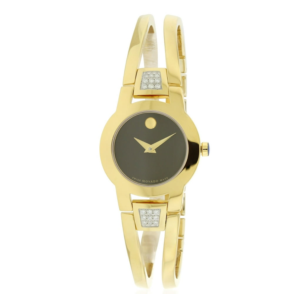 Movado Movado Women's 604984 Amorosa DiamondAccented GoldPlated