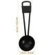 thumbnail image 3 of Juego de 5 cucharas medidoras de acero inoxidable negro, kit de cucharas medidoras anidadas, herramienta para hornear en la cocina, 3 of 7