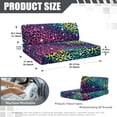thumbnail image 7 of Yuyamidu Colorful Leopard Print RV Dinette Cushion Covers Replacement Fashion Camper Cushions Cover 2 PCS RV Couch Covers Soft Camper Dinette Seat Covers for RV Camper, 7 of 7