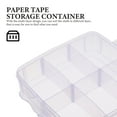 thumbnail image 3 of MERRYHAPY Caja De Almacenamiento Transparente De Plástico Para Washi Con Multicapa Ideal Para Organización, 3 of 8