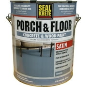 Pewter, Seal-Krete Porch & Floor Concrete & Wood Satin Paint, Gallon