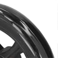 thumbnail image 4 of Roulette de rechange pour fauteuil roulant, 16 cm, en PU, avec roulement à billes, noire, 4 of 4