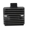 thumbnail image 4 of Tignapoo Régulateur de Tension Haute Performance pour Kawasaki KRF 750 Teryx & Autres Modèles, Efficacité de Refroidissement et de Charge Améliorée, Installation Facile Plug-and-Play, Design en Métal Noir, 93x79mm, 4 of 4