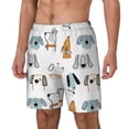 thumbnail image 2 of Balery Puppy Mens Swim Trunks Swim Shorts for Men Quick Dry Inseam Beach Shorts with Compression Liner Pocket-XX-Large, 2 of 9
