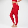 thumbnail image 2 of YITTY Active Women's UltraLuxe High-Waist Legging, Athleisure, 4-Way-Stretch, Heated Red, 4X, Short, 2 of 7