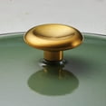 thumbnail image 5 of Tramontina Bestow 4-Quart Enameled Cast Iron Braiser with Lid, Cactus with Gold Stainless Steel Knob, Oven-Safe, 5 of 7