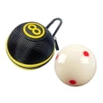 thumbnail image 3 of Colaxi Balles de Queue de Billard d'Entraînement pour Piscine avec Sac de Rangement Balles de Queue de Piscine Légères avec 6 Points Rouges pour Jeux Sports Pratique Sac de Rangement Jaune, 3 of 8