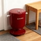 thumbnail image 4 of Contenedor de basura móvil con ruedas y tapa, decorativo. Rojo, 4 of 8