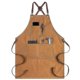 thumbnail image 1 of 26-27 Apron For Men Canvas Arpons With Pockets-cross Back Kitchen Apron For Cooking Grilling Baking Bbq B, 1 of 5