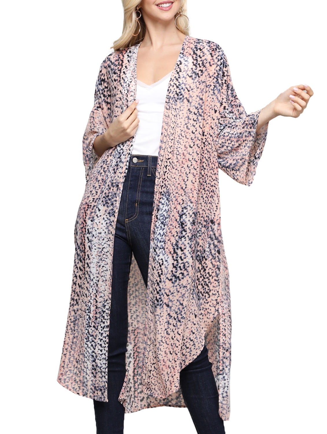 Chiffon cardigan hotsell plus size