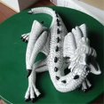 thumbnail image 1 of Black Flying Dragon Head and Tail Swinging Garden Pendant Garden Home Decoration Ornaments Resin Crafts, 1 of 5