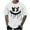 White, variant on WREESH Halloween T-Shirts Summer Fashion Casual Men's Round Neck Printed T-Shirt Top Black