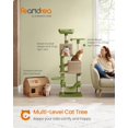 thumbnail image 2 of Peluche Cat Tree Feandrea de 155 cm con 5 rascadores, 2 of 8