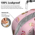 thumbnail image 5 of Lunch Bag Lunch Box for Women Reusable Insulated Lunch Bags,Water-Resistant Pink Ice Cream Cake Cooler Lunch Tote Bag, Large Capacity for Work Travel Picnic, 5 of 6