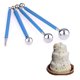 thumbnail image 4 of DIY Cake tools,4Pcs Cake Pan Flower Decorating Clay Flower Sugar Craft Ball Model DIY Tool (Small (4pcs)), 4 of 5