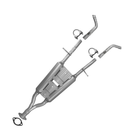 Stainless Steel Resonator Pipe Fits 2007-2008 Infiniti G35 3.5L & 2009-2011 Infiniti G37 3.7L - Direct Fit