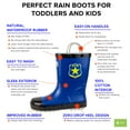 thumbnail image 3 of Oaki Kids Waterproof Rain Boots with Easy-On Handles, 3 of 3