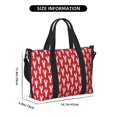 thumbnail image 5 of Sigee Cartoon Lobster for Hand Travel Bag,Sports Tote Gym Bag for Men and Women, 5 of 7