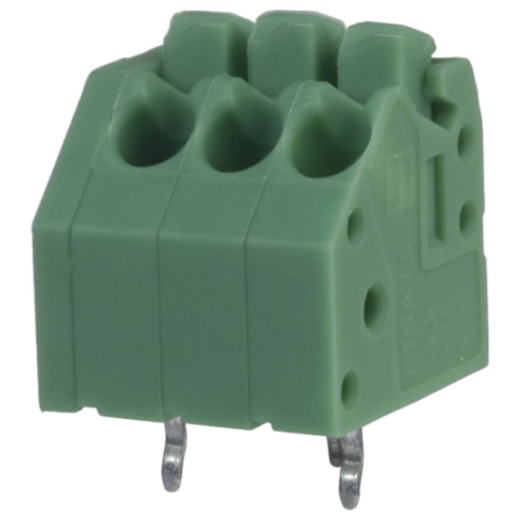 Pack of 4 1985205 Conn PC Terminal Block 3 POS 3.5mm Solder Thru-Hole 8A Cardboard, Tray, RoHS