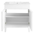 thumbnail image 4 of Modway Render 30" Particleboard Bathroom Vanity Cabinet in White, 4 of 4