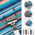 thumbnail image 5 of Area Rugs 4'x6'. Mexican Style Carpet Runner Indoor Outdoor Rugs Home Decor Aesthetic, Colorful Mexico Stripes Light Blue Non Slip Mats Washable Accent Rug for Living Room Bedroom, 5 of 8