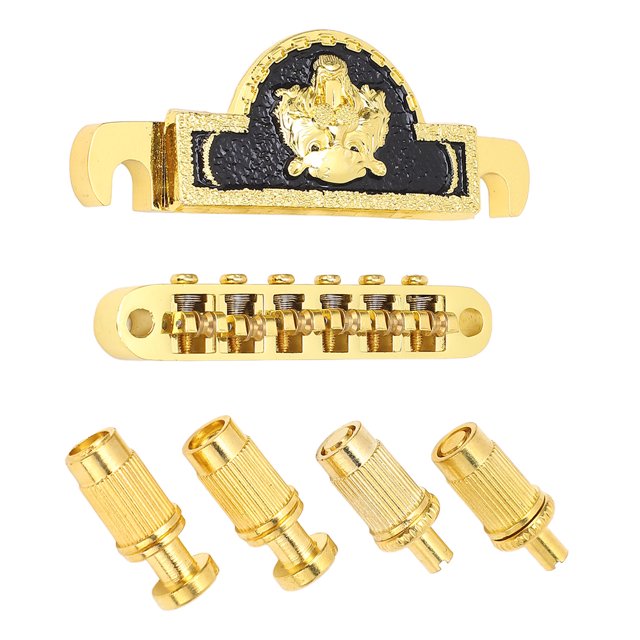 Guitar Roller Saddle Bridge,6mm Roller Bridge Saddles Tremolo System Bridges Set For