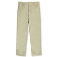 thumbnail image 1 of French Toast Big Boys' Husky Flat Front Wrinkle No More Double Knee Pants (Husky Sizes), 1 of 1