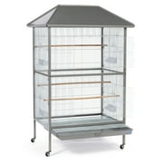 Prevue Pet Products Charming Aviary Flight Cage Jumbo Bird Cage with Rolling Base