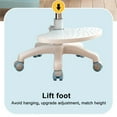 thumbnail image 6 of Kids Desk Chair, Height Adjustable Study Chair for 3-18 Years Old, Ergonomic Student Chair with Dual Back Support & Self-Locking Wheels(Blue), 6 of 8