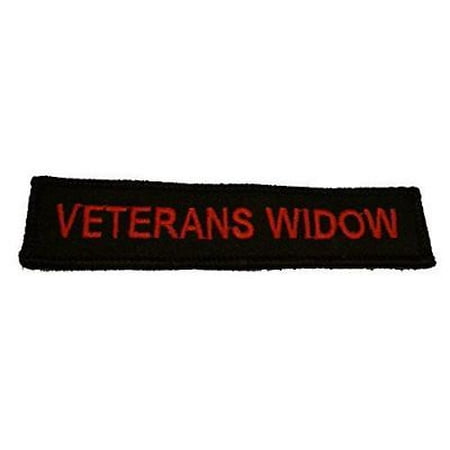 VETERANS WIDOW PATCH SERVICE HONOR MILITARY SPOUSE HUSBAND
