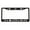 Black/Carbon/Silver, variant on Seahorse Tropical Waves of Fun Beach Style Metal License Plate Frame Personalized/Car Accessories Car Tag Holder Cover Carbon (Chrome/Carbon/Yellow)