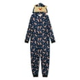 thumbnail image 4 of Morttic Christmas Family Matching Jumpsuits One-Piece Hooded Zipper Romper for Baby Kids Adults Pajamas, 4 of 7