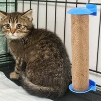Niceauty Sky Blue Jute Cat Scratching Post Replacement for Cage with Climbing Feature