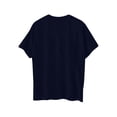 thumbnail image 3 of NAMTYQX Tops for Women 2025 Plus Size mit Print Stylish Loose Fitting Graphic Short Sleeve Cool Crewneck Stretch Womens Summer Tops Dark Blue Size L, 3 of 4