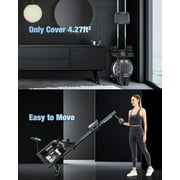 YOSUDA Home Water Rower Machine, 350 lbs Max Weight, with LCD Display
