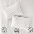 thumbnail image 4 of Mainstays Queen/Full Quilt - Off-White Soft Jersey, Cotton-Rich T-Shirt Soft, Reversible Bedding, 4 of 6