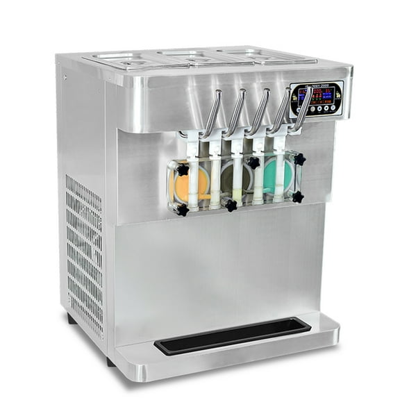 Commercial Countertop ETL Certificate 5 Flavors Soft Serve Ice Cream Machine