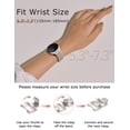 thumbnail image 3 of Wearlizer Metal Band Compatible with Samsung Galaxy Watch 8 40mm 44mm & Watch 8 Classic 46mm, Stainless Steel Chain Bracelet Band for Women, Dressy No Gap Adjustable Link Strap, 3 of 7