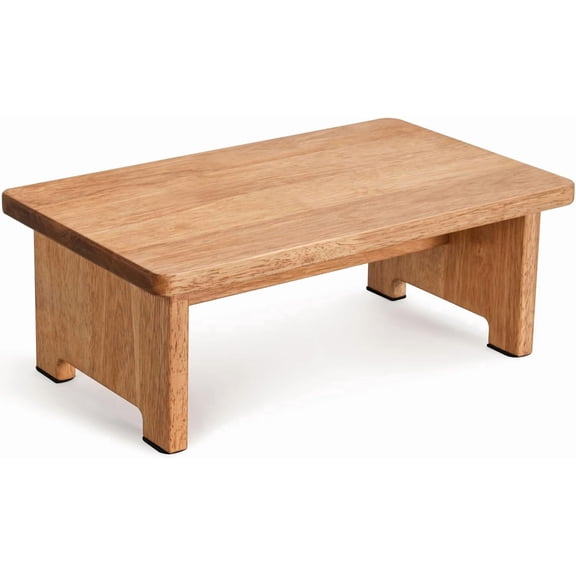 Wooden Step Stool Step Stool for Adults Heavy Duty Stepping Stool for Bedroom, Garden, Bathroom Easy to Assemble 5.9" High