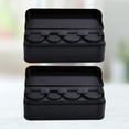 thumbnail image 2 of SHISUYAN 2Pcs Box Loose Change Storage Coin Case Money Bank Holder (Black), 2 of 8