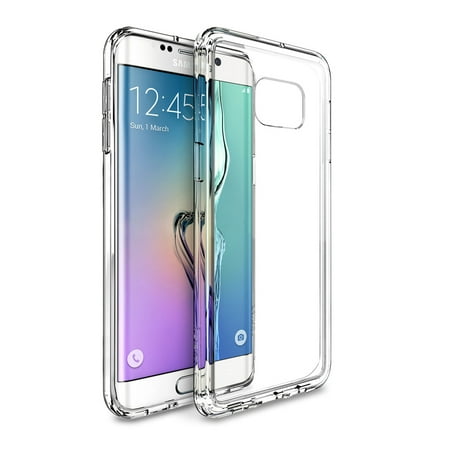 - Galaxy S6 Edge Plus Case, ULAK Clear Slim Shock Absorption Bumper Hard Case for Samsung Galaxy S6 Edge Plus