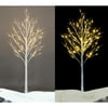 Ktaxon Lit Birch Tree 6ft, Mini Christmas Tree with 96 LED Lights, Front Porch Little Tree, Indoor & Outdoor Decoration, 1 PCS