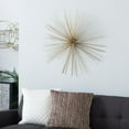 thumbnail image 3 of DecMode Gold Metal Large 3D Starburst Wall Decor, 3 of 14