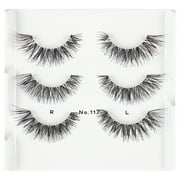 Eylure Wispy False Eyelashes, No. 117, 3 Pairs