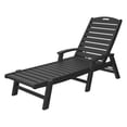 thumbnail image 2 of Trex Outdoor Furniture Recycled Plastic Yacht Club Chaise with Arms - Stackable, 2 of 2